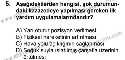17 Aralık 2016 Tarihli Sürücü Adayları Sınavı L Kitapçığı 1Oturumu 5. Soru