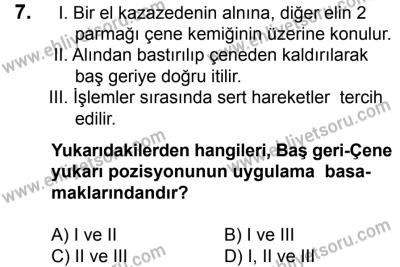 17 Aralık 2016 Tarihli Sürücü Adayları Sınavı L Kitapçığı 1Oturumu 7. Soru