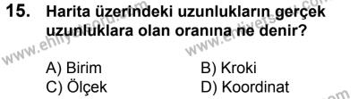 17 Aralık 2016 Tarihli Sürücü Adayları Sınavı L Kitapçığı 1Oturumu 15. Soru