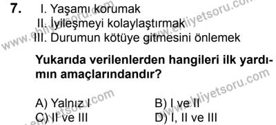 17 Aralık 2016 Tarihli Sürücü Adayları Sınavı L Kitapçığı 2Oturumu 7. Soru