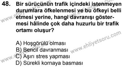 17 Aralık 2016 Tarihli Sürücü Adayları Sınavı L Kitapçığı 2Oturumu 48. Soru