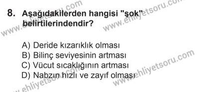18 Ekim 2014 Tarihli Sürücü Adayları Sınavı K Kitapçığı 8. Soru