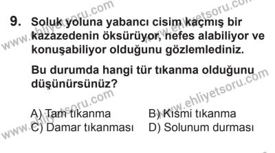 18 Ekim 2014 Tarihli Sürücü Adayları Sınavı L Kitapçığı 9. Soru