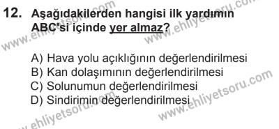 18 Ekim 2014 Tarihli Sürücü Adayları Sınavı L Kitapçığı 12. Soru