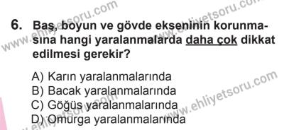 18 Ekim 2014 Tarihli Sürücü Adayları Sınavı M Kitapçığı 6. Soru