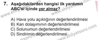 18 Ekim 2014 Tarihli Sürücü Adayları Sınavı N Kitapçığı 7. Soru