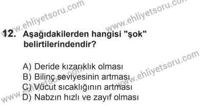 18 Ekim 2014 Tarihli Sürücü Adayları Sınavı N Kitapçığı 12. Soru