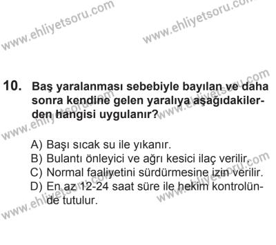 2 Kasım 2013 Tarihli Sürücü Adayları Sınavı K Kitapçığı 10. Soru