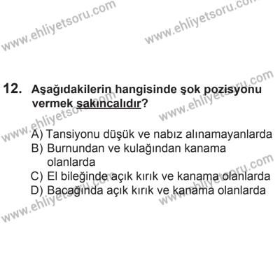 2 Kasım 2013 Tarihli Sürücü Adayları Sınavı L Kitapçığı 12. Soru
