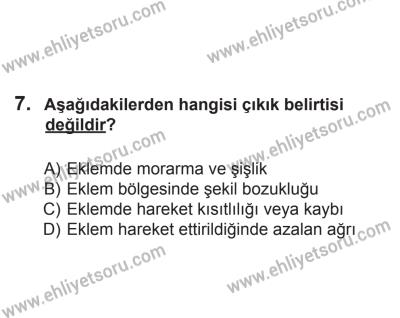 2 Kasım 2013 Tarihli Sürücü Adayları Sınavı M Kitapçığı 7. Soru