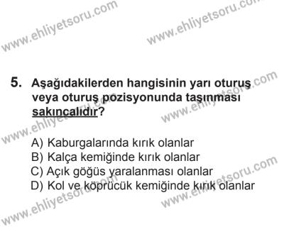 2 Kasım 2013 Tarihli Sürücü Adayları Sınavı N Kitapçığı 5. Soru
