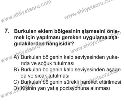 2 Kasım 2013 Tarihli Sürücü Adayları Sınavı N Kitapçığı 7. Soru