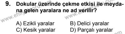 20 Mayıs 2017 Tarihli Sürücü Adayları Sınavı K Kitapçığı 1. Oturum 9. Soru