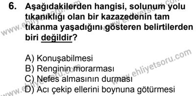 20 Mayıs 2017 Tarihli Sürücü Adayları Sınavı K Kitapçığı 2. Oturum 6. Soru