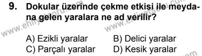 20 Mayıs 2017 Tarihli Sürücü Adayları Sınavı K Kitapçığı 2. Oturum 9. Soru