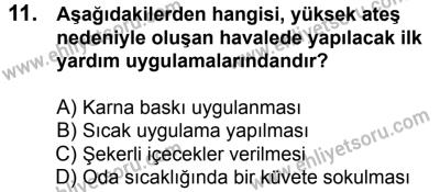 20 Mayıs 2017 Tarihli Sürücü Adayları Sınavı K Kitapçığı 2. Oturum 11. Soru