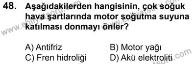 20 Mayıs 2017 Tarihli Sürücü Adayları Sınavı L Kitapçığı 1. Oturum 48. Soru