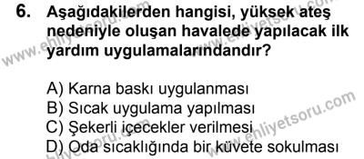 20 Mayıs 2017 Tarihli Sürücü Adayları Sınavı L Kitapçığı 2Oturumu 6. Soru