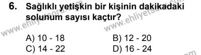 20 Mayıs 2017 Tarihli Sürücü Adayları Sınavı N Kitapçığı 1. Oturum 6. Soru