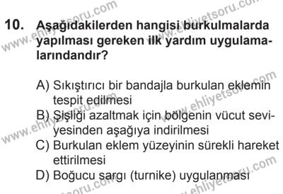 21 Nisan 2018 Tarihli Sürücü Adayları Sınavı K Kitapçığı 10. Soru