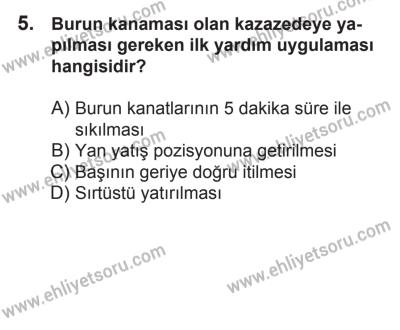 21 Nisan 2018 Tarihli Sürücü Adayları Sınavı L Kitapçığı 5. Soru