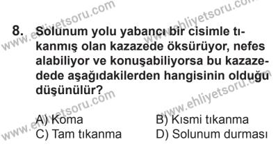 21 Nisan 2018 Tarihli Sürücü Adayları Sınavı L Kitapçığı 8. Soru