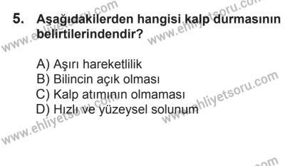 21 Nisan 2018 Tarihli Sürücü Adayları Sınavı M Kitapçığı 5. Soru