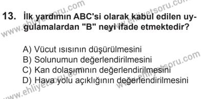 22 Mart 2015 Tarihli Sürücü Adayları Sınavı L Kitapçığı 13. Soru