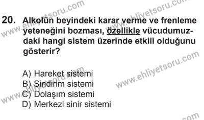 22 Mart 2015 Tarihli Sürücü Adayları Sınavı L Kitapçığı 20. Soru