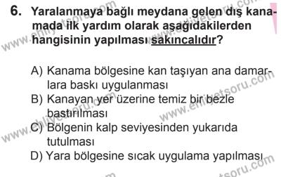 22 Mart 2015 Tarihli Sürücü Adayları Sınavı M Kitapçığı 6. Soru