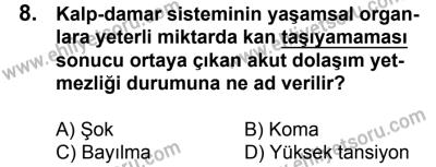 23 Aralık 2017 Tarihli Sürücü Adayları Sınavı K Kitapçığı 1. Oturum 8. Soru