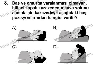 23 Aralık 2017 Tarihli Sürücü Adayları Sınavı L Kitapçığı 1. Oturum 8. Soru