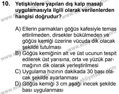 23 Aralık 2017 Tarihli Sürücü Adayları Sınavı L Kitapçığı 1. Oturum 10. Soru