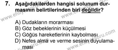23 Aralık 2017 Tarihli Sürücü Adayları Sınavı L Kitapçığı 2. Oturum 7. Soru