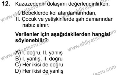 23 Aralık 2017 Tarihli Sürücü Adayları Sınavı L Kitapçığı 2. Oturum 12. Soru