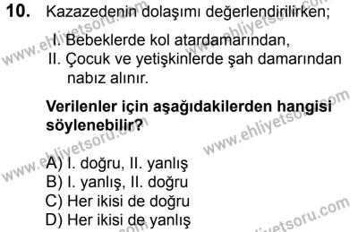 23 Aralık 2017 Tarihli Sürücü Adayları Sınavı M Kitapçığı 2. Oturum 10. Soru