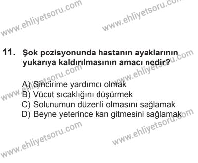 24 Ağustos 2013 Tarihli Sürücü Adayları Sınavı K Kitapçığı 11. Soru