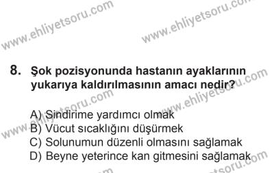 24 Ağustos 2013 Tarihli Sürücü Adayları Sınavı L Kitapçığı 8. Soru