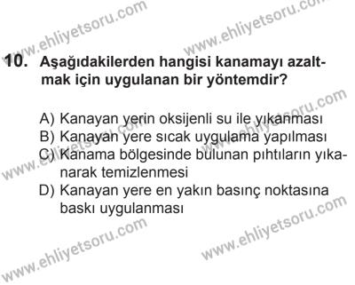 24 Ağustos 2013 Tarihli Sürücü Adayları Sınavı L Kitapçığı 10. Soru