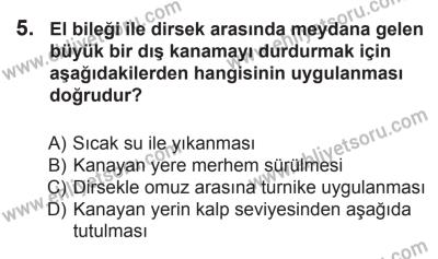 24 Ağustos 2013 Tarihli Sürücü Adayları Sınavı N Kitapçığı 5. Soru