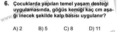 27 Ağustos 2016 Tarihli Sürücü Adayları Sınavı K Kitapçığı 1Oturumu 6. Soru
