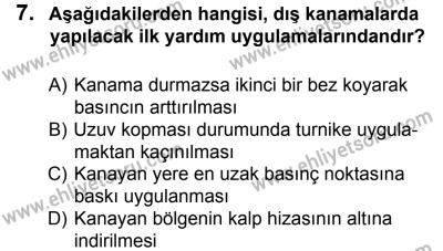 27 Ağustos 2016 Tarihli Sürücü Adayları Sınavı K Kitapçığı 1Oturumu 7. Soru