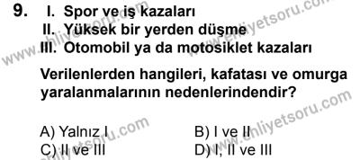 27 Ağustos 2016 Tarihli Sürücü Adayları Sınavı K Kitapçığı 1Oturumu 9. Soru