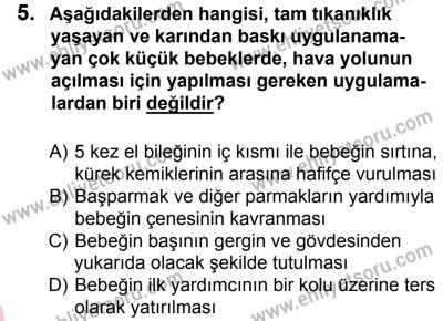 27 Ağustos 2016 Tarihli Sürücü Adayları Sınavı K Kitapçığı 2. Oturum 5. Soru