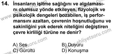 27 Ağustos 2016 Tarihli Sürücü Adayları Sınavı L Kitapçığı 1. Oturum 14. Soru