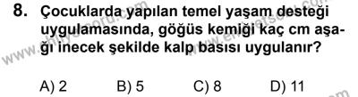27 Ağustos 2016 Tarihli Sürücü Adayları Sınavı N Kitapçığı 2. Oturum 8. Soru