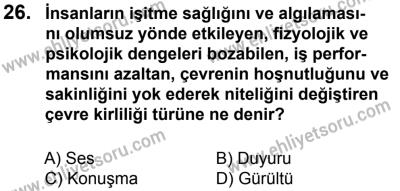 27 Ağustos 2016 Tarihli Sürücü Adayları Sınavı N Kitapçığı 2. Oturum 26. Soru