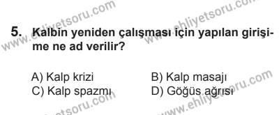 27 Haziran 2015 Tarihli Sürücü Adayları Sınavı K Kitapçığı 5. Soru