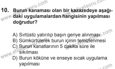 27 Haziran 2015 Tarihli Sürücü Adayları Sınavı K Kitapçığı 10. Soru
