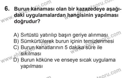 27 Haziran 2015 Tarihli Sürücü Adayları Sınavı L Kitapçığı 6. Soru